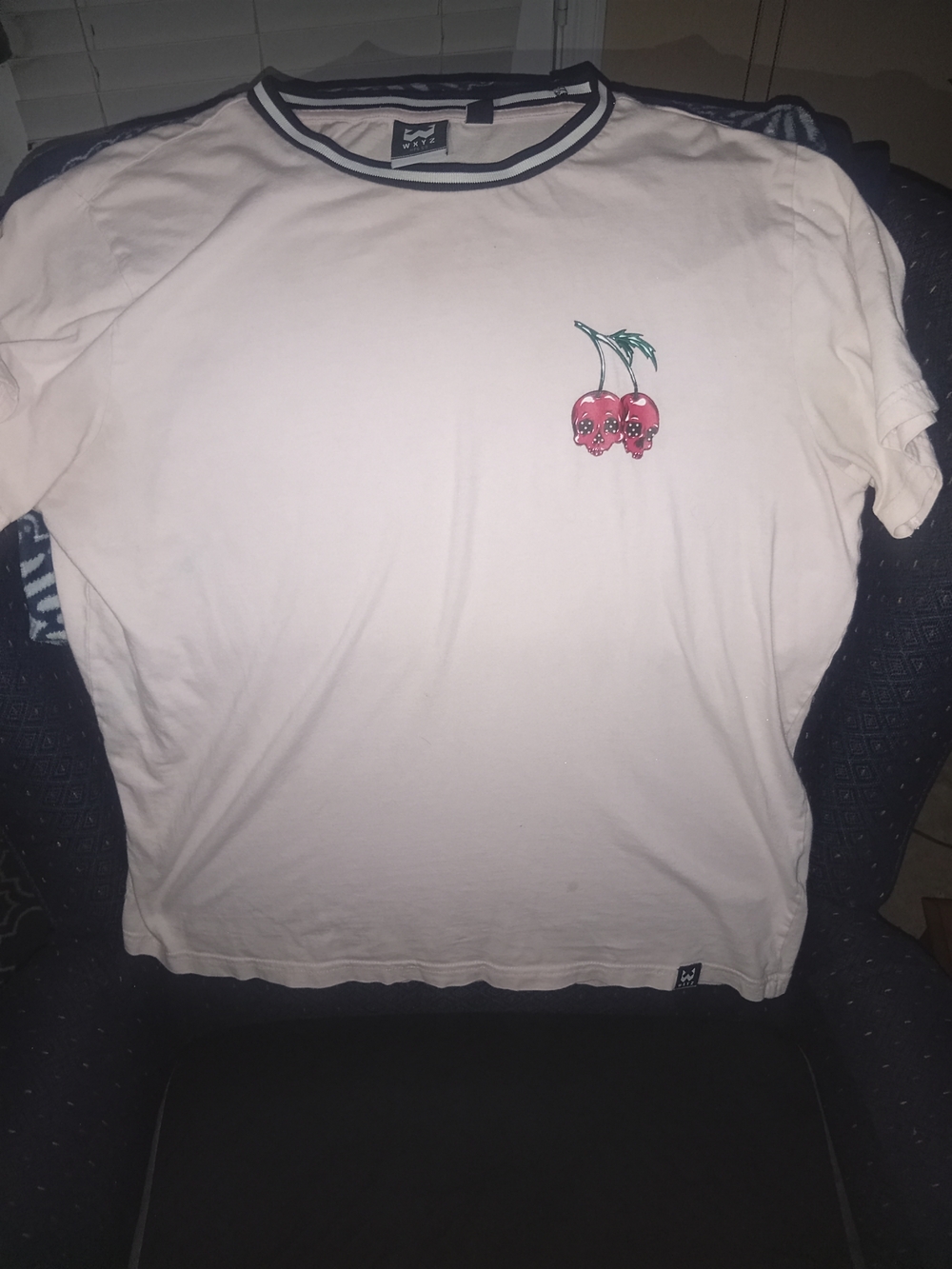 Graphic Cherry Ringer Tee - Shirt
